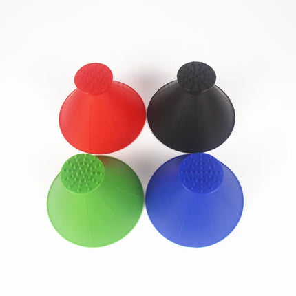 Round Car Ice Scraper with Ice Breaker Spikes, Cone Grip Windshield Snow Scraper for Gloved Hands, 4 Winter Colors