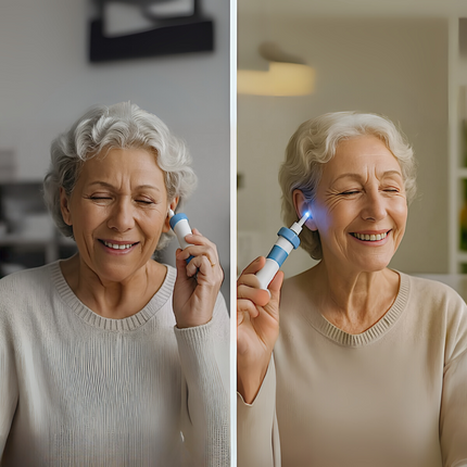 Electric Ear Cleaner with Gentle Suction & Silicone Tips | Safe Wax Removal Device for All Ages