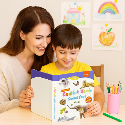 Interactive English Learning Book for Kids with Audio Support | Engaging Language Skills Development for Ages 3-8