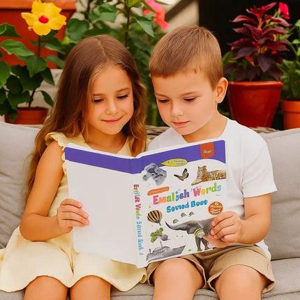 Interactive English Learning Book for Kids with Audio Support | Engaging Language Skills Development for Ages 3-8