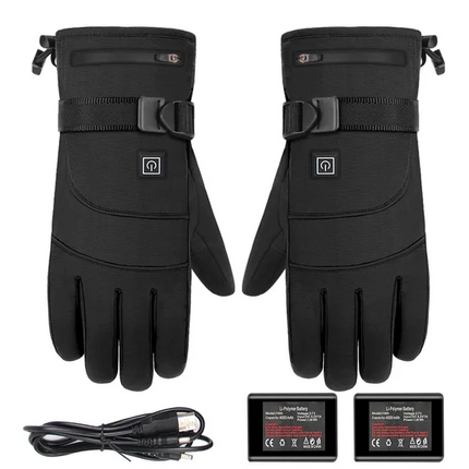 Rechargeable Heated Gloves with Insulated Lining | Comfortable Warmth for Outdoor Activities
