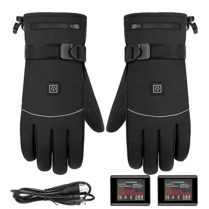 Rechargeable Heated Gloves with Insulated Lining | Comfortable Warmth for Outdoor Activities