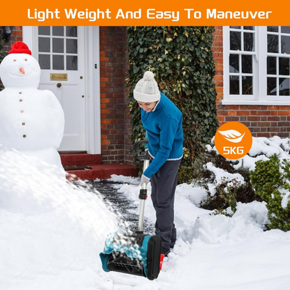 Efficient Cordless Snow Blower | Powerful Battery-Powered Sweeper for Quick Driveway and Deck Cleaning 1