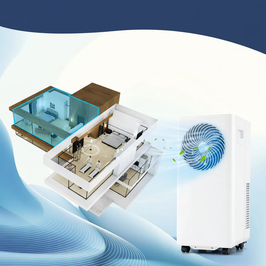 Efficient Portable Air Conditioner Unit with Sleep Mode & 24-Hour Timer for Ultimate Comfort 2
