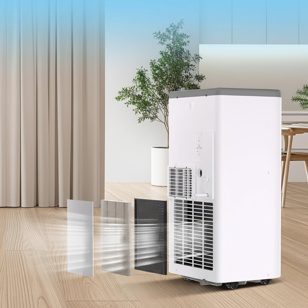 Efficient Portable Air Conditioner | 12000 BTU Cooling Fan & Dehumidifier for Year-Round Comfort 1