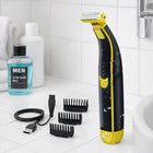 Body Hair Trimmer, Electric Shaver for Face and Body Hair, Face Shaver, Electric Razor with Guide Combs_00