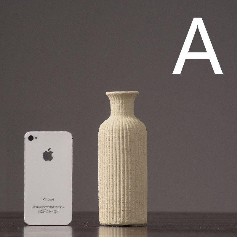 Elegant Ceramic Flower Vase Set with Minimalist Design for Stylish Home Decor 0