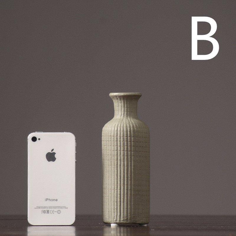 Elegant Ceramic Flower Vase Set with Minimalist Design for Stylish Home Decor 4