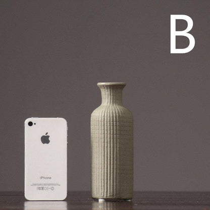 Elegant Ceramic Flower Vase Set with Minimalist Design for Stylish Home Decor 4