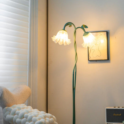 Elegant Floral Floor Lamp | Adjustable Brightness & Stylish Design | Modern Standing Lamp for Living Room Decor 2