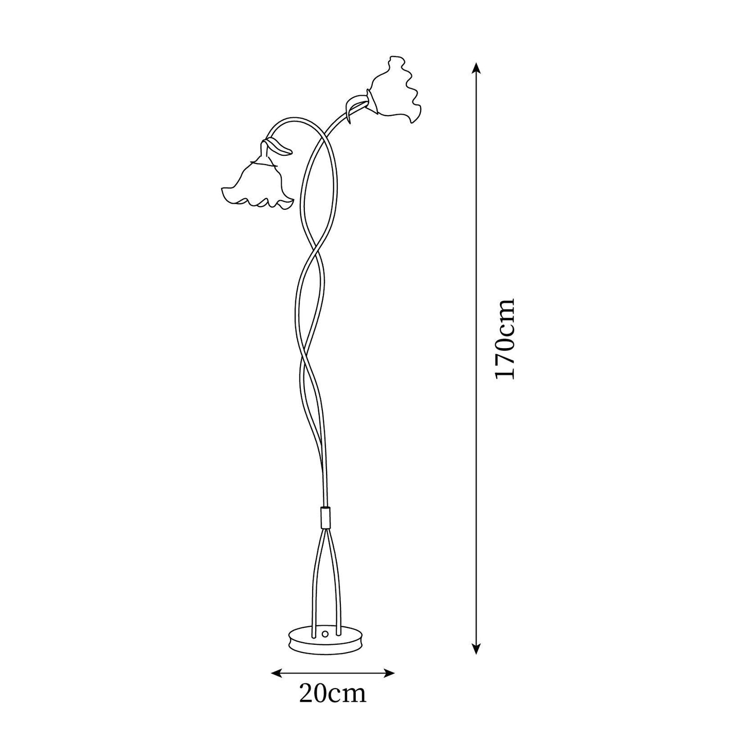 Elegant Floral Floor Lamp | Adjustable Brightness & Stylish Design | Modern Standing Lamp for Living Room Decor 5