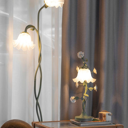 Elegant Floral Floor Lamp | Adjustable Brightness & Stylish Design | Modern Standing Lamp for Living Room Decor 7