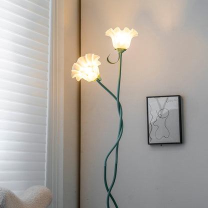 Elegant Floral Floor Lamp | Adjustable Brightness & Stylish Design | Modern Standing Lamp for Living Room Decor 8