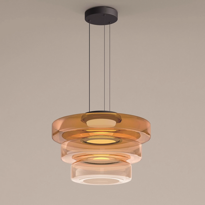 Elegant Glass Pendant Lamp | Bauhaus Style Hanging Light with Adjustable Cord for Modern Spaces 1