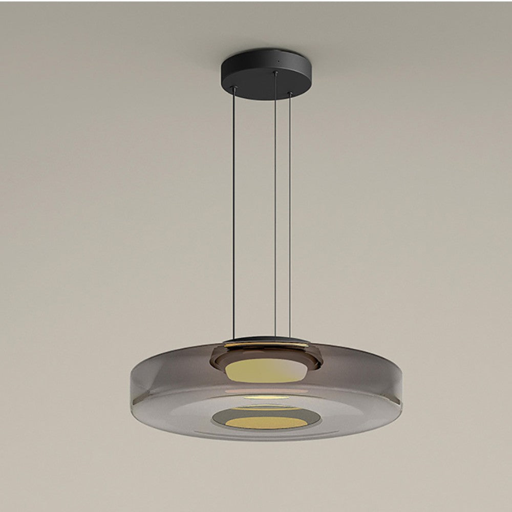 Elegant Glass Pendant Lamp | Bauhaus Style Hanging Light with Adjustable Cord for Modern Spaces 10