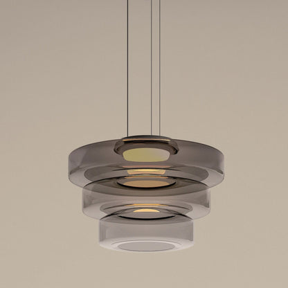 Elegant Glass Pendant Lamp | Bauhaus Style Hanging Light with Adjustable Cord for Modern Spaces 12