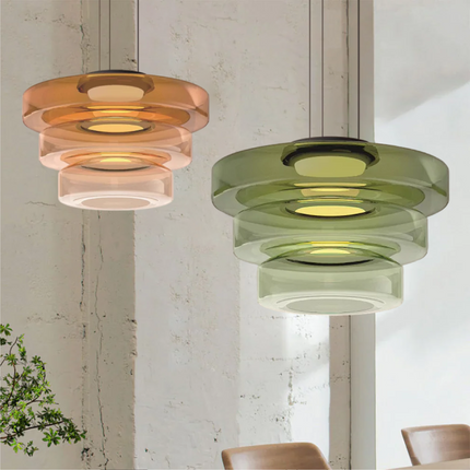 Elegant Glass Pendant Lamp | Bauhaus Style Hanging Light with Adjustable Cord for Modern Spaces 4