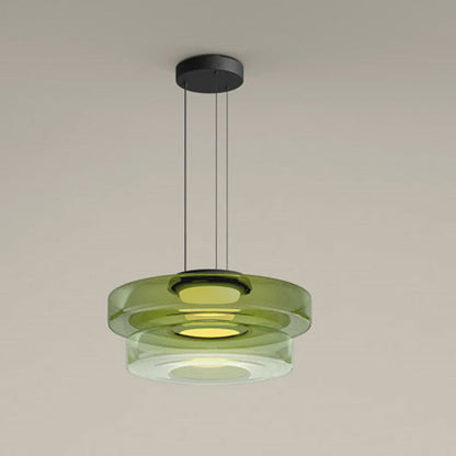 Elegant Glass Pendant Lamp | Bauhaus Style Hanging Light with Adjustable Cord for Modern Spaces 8