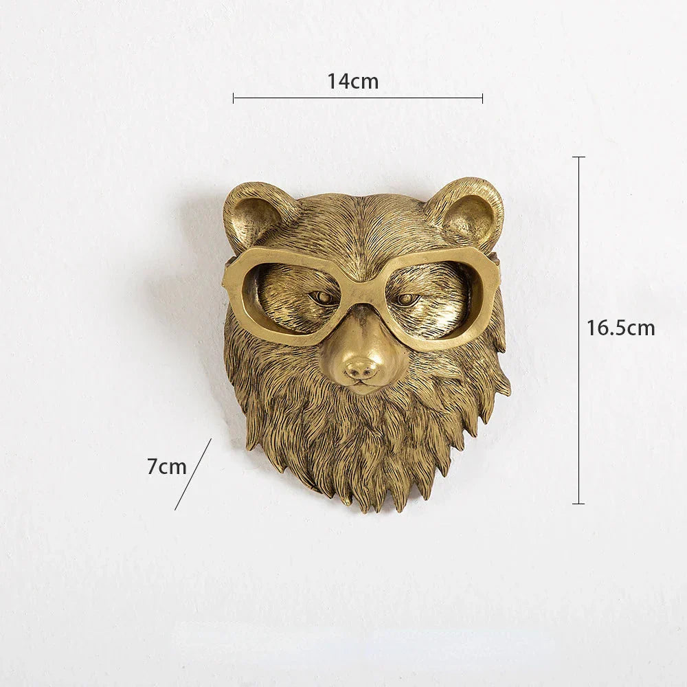 Elegant Home Decor | Antique Bronze Deer Head Wall Hook with Handmade Design | Unique Storage Solution for Stylish Interiors 1