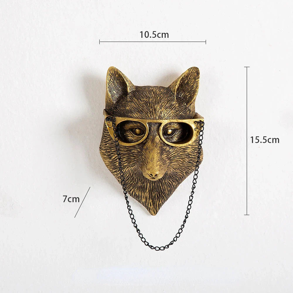 Elegant Home Decor | Antique Bronze Deer Head Wall Hook with Handmade Design | Unique Storage Solution for Stylish Interiors 3