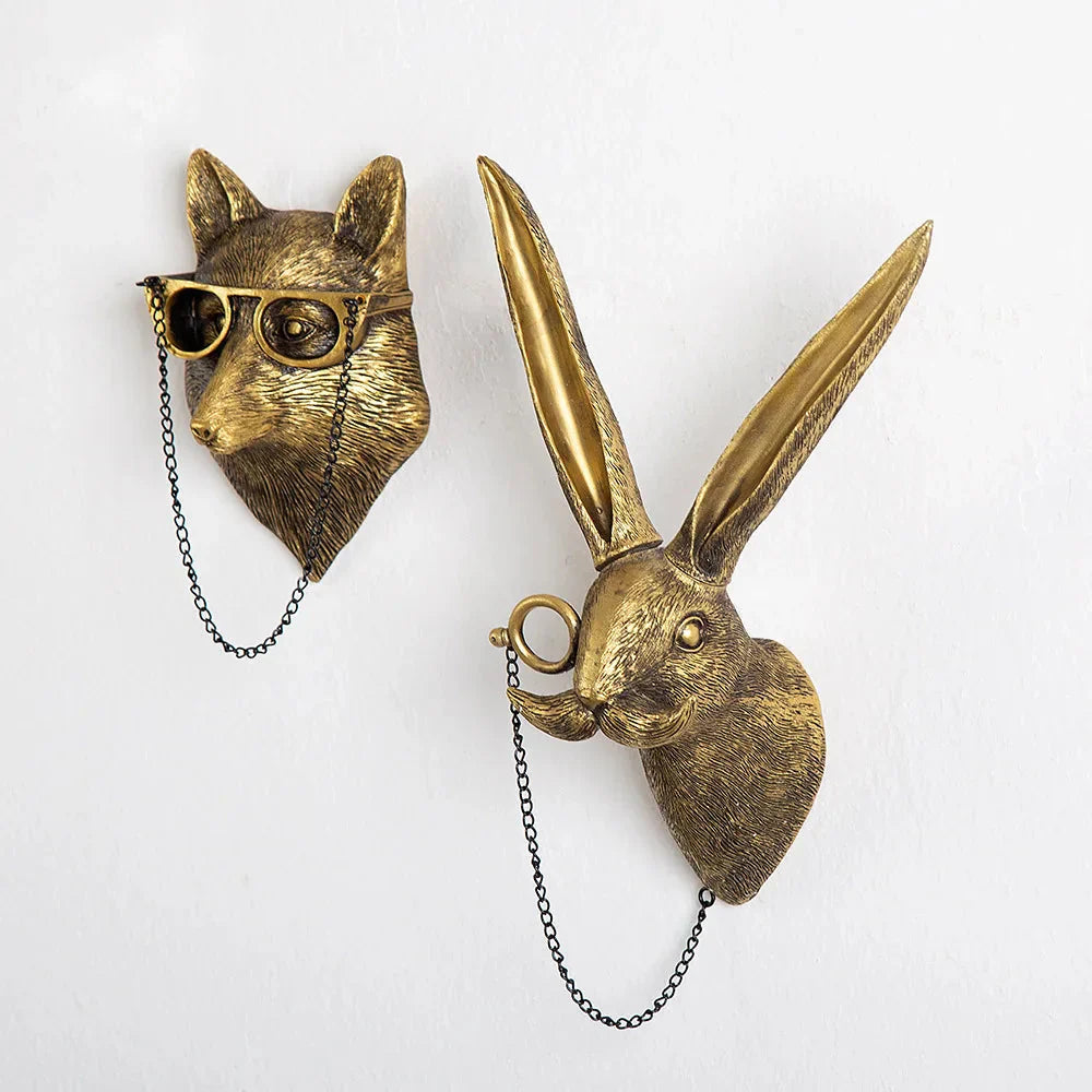 Elegant Home Decor | Antique Bronze Deer Head Wall Hook with Handmade Design | Unique Storage Solution for Stylish Interiors 7