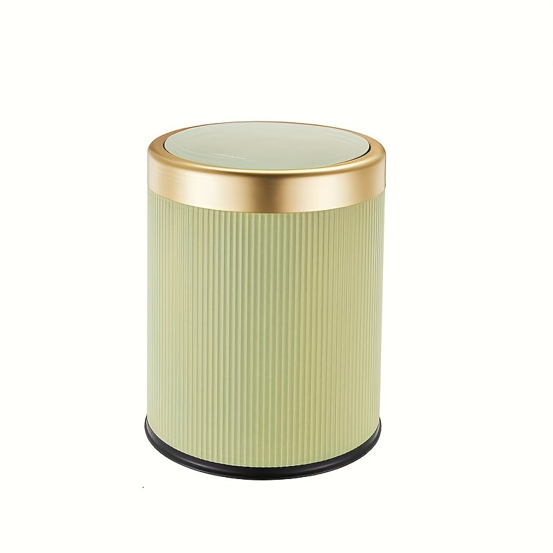 Elegant Oval Kitchen Trash Can with Odour-Sealing Design | Stylish Waste Bin for Modern Interiors 6