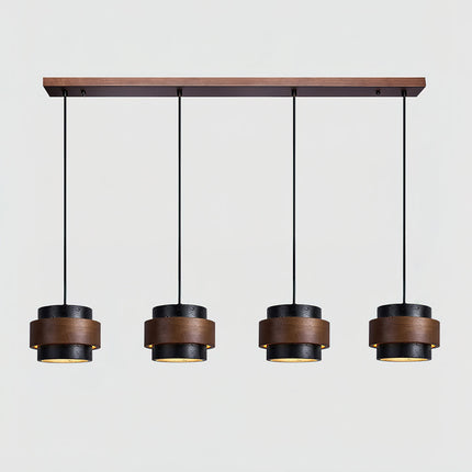 Elegant Pendant Lighting | Genuine Travertine Shade with Walnut Accent | Soft Ambient Glow for Luxurious Spaces 11