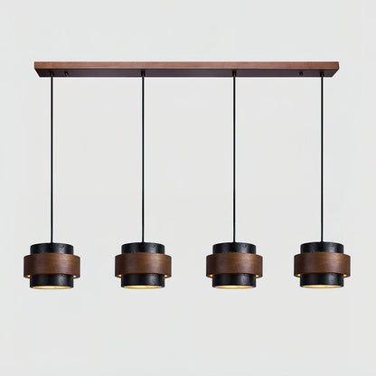 Elegant Pendant Lighting | Genuine Travertine Shade with Walnut Accent | Soft Ambient Glow for Luxurious Spaces 11