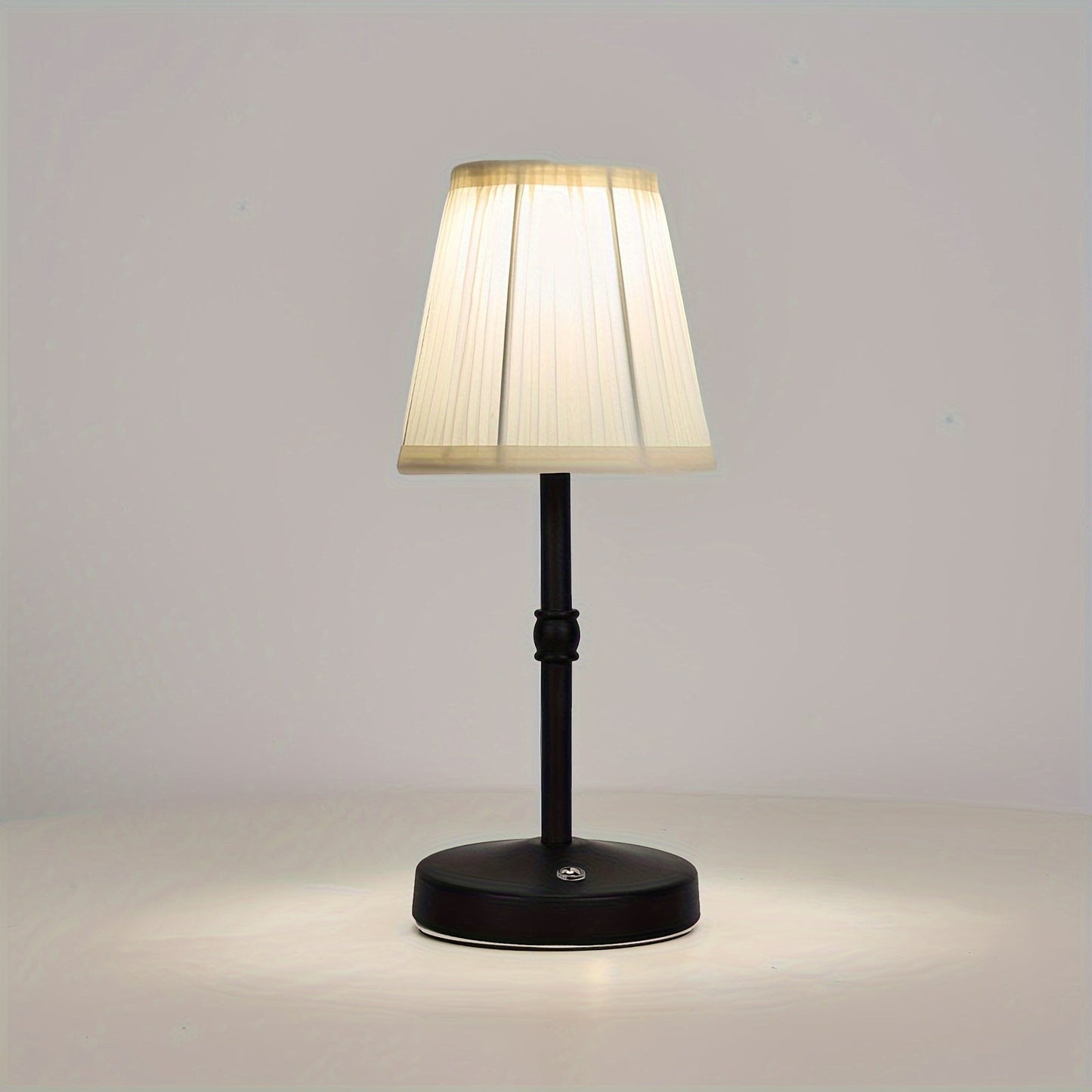 Elegant Touch Control Table Lamp with Rechargeable LED Light | Antique Brass Design for Warm Ambience 2