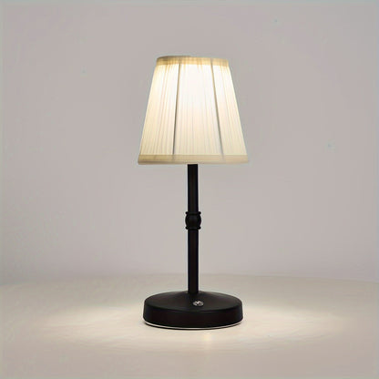 Elegant Touch Control Table Lamp with Rechargeable LED Light | Antique Brass Design for Warm Ambience 2
