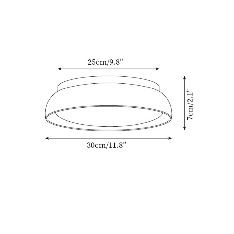 Elegant Travertine | Flush Mount Ceiling Light with Warm LED Glow | Unique Design for Cozy Interiors 5