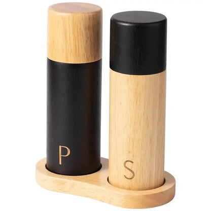Elegant Wood Salt and Pepper Grinders with Adjustable Mechanism | Stylish Kitchen Accessory for Custom Seasoning 5