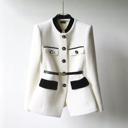 Womens Blazer Military Style, Wool Blazer Women – image 6
