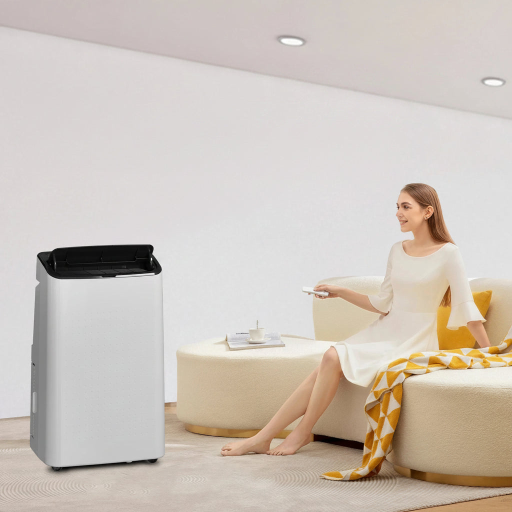 Energy Efficient Portable Air Conditioner with 14,000 BTU Cooling | 3-in-1 Functionality for Year-Round Comfort 1