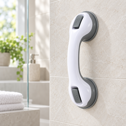 Shower Grab Bar for Elderly, Suction Cup Bathtub Grab Bar, No Drill Shower Safety Bar for Tile and Glass_00