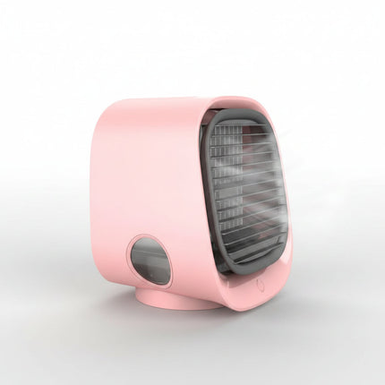Portable Evaporative Cooler Fan with Spray Mist | Compact USB Desk Cooling for Home and Office