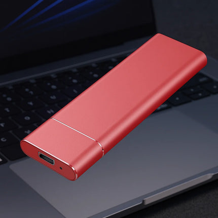 500GB Portable External Hard Drive with Aluminum Slim Design | High-Speed USB Storage for Travel and Backup