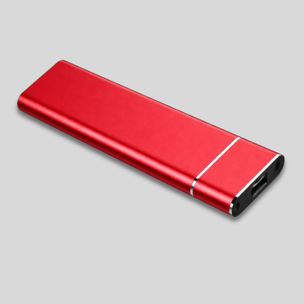 500GB Portable External Hard Drive with Aluminum Housing | High-Speed USB Storage for Photos and Files