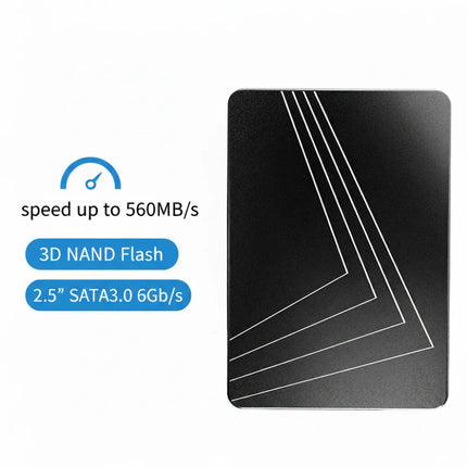 External Hard Drive Portable SSD with High-Speed SATA III Interface | Fast Data Transfer for Reliable Storage