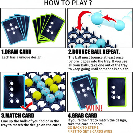 Interactive Ball Toss Board Game for 2-4 Players | Fast-Paced Fun for Indoor and Outdoor Parties
