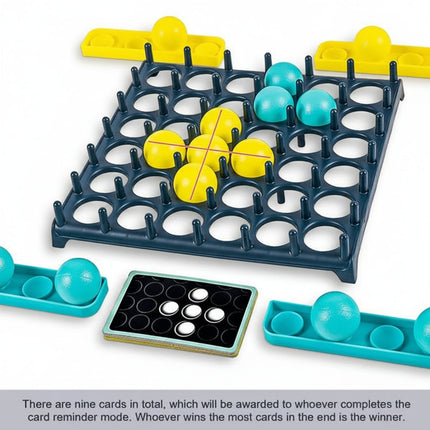 Interactive Ball Toss Board Game for 2-4 Players | Fast-Paced Fun for Indoor and Outdoor Parties