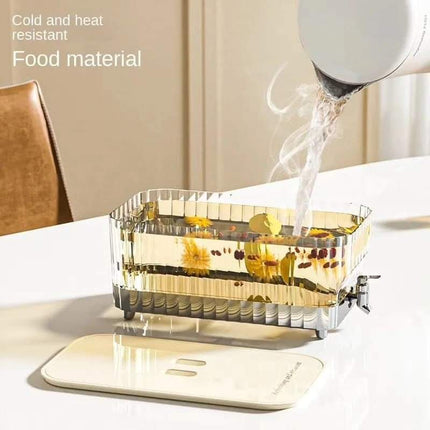 Drink Dispensers for Parties, 1.4 Gallon Juice Dispenser for Fridge