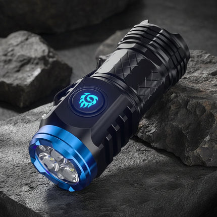 Compact LED Mini Flashlight with Rechargeable Battery & Waterproof Design | Versatile Light for Camping and Emergencies