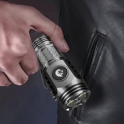 Compact LED Mini Flashlight with Rechargeable Battery & Waterproof Design | Versatile Light for Camping and Emergencies