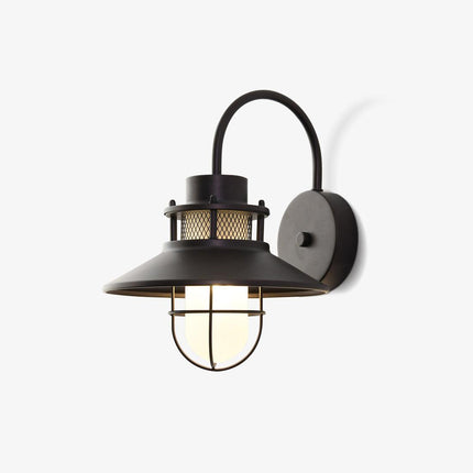 Industrial Outdoor Wall Lamp with Weather-Resistant Finish | Soft Ambient Light for Patios and Verandas
