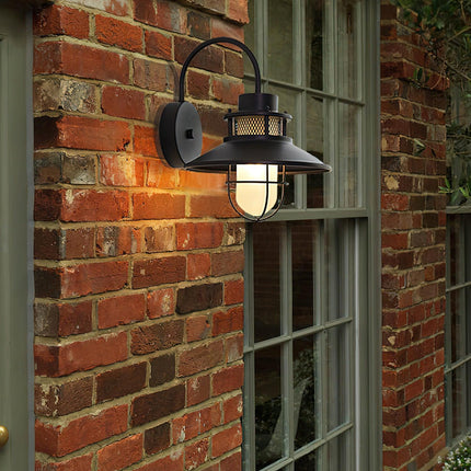 Industrial Outdoor Wall Lamp with Weather-Resistant Finish | Soft Ambient Light for Patios and Verandas