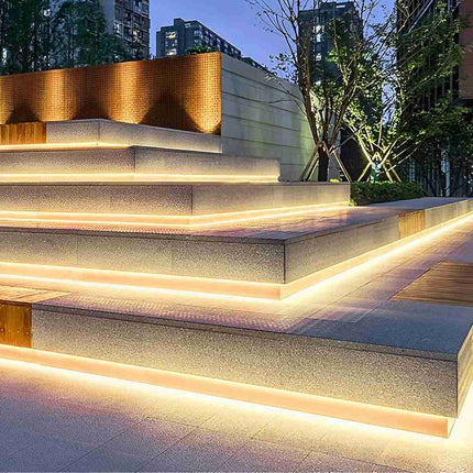 Flexible Outdoor LED Rope Light with IP68 Waterproof Rating | Warm White 3000K Garden Lights for Customizable Landscape Illumination 1