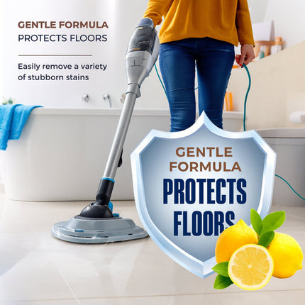 Multi-Surface Floor Cleaner with Lemon Scent | Plant-Based Formula for Stains and Freshness