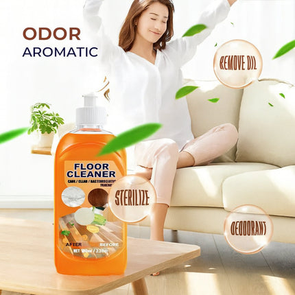Multi-Surface Floor Cleaner with Lemon Scent | Plant-Based Formula for Stains and Freshness