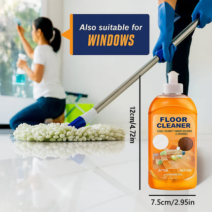 Multi-Surface Floor Cleaner with Lemon Scent | Plant-Based Formula for Stains and Freshness